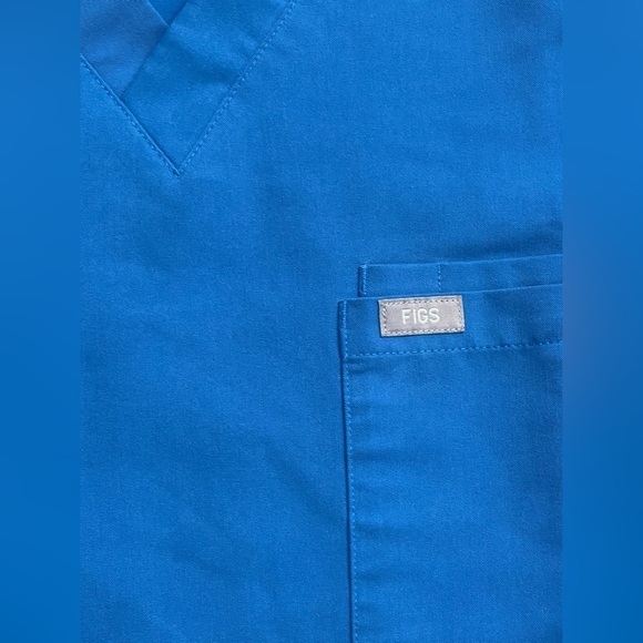 Figs Leon scrub top blue size M - Picture 5 of 6